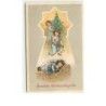 n°10545 - Carte Fantaisie Gaufrée - Herzliche Weihnachtsgruss - Angelots et fillette endormie avec sa poupée