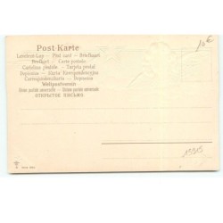 n°15915 - Carte Gaufrée - Fröhliche Weihnachten - Anges dans un ciel étoilé