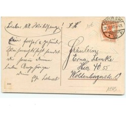 n°10545 - Carte Fantaisie Gaufrée - Herzliche Weihnachtsgruss - Angelots et fillette endormie avec sa poupée