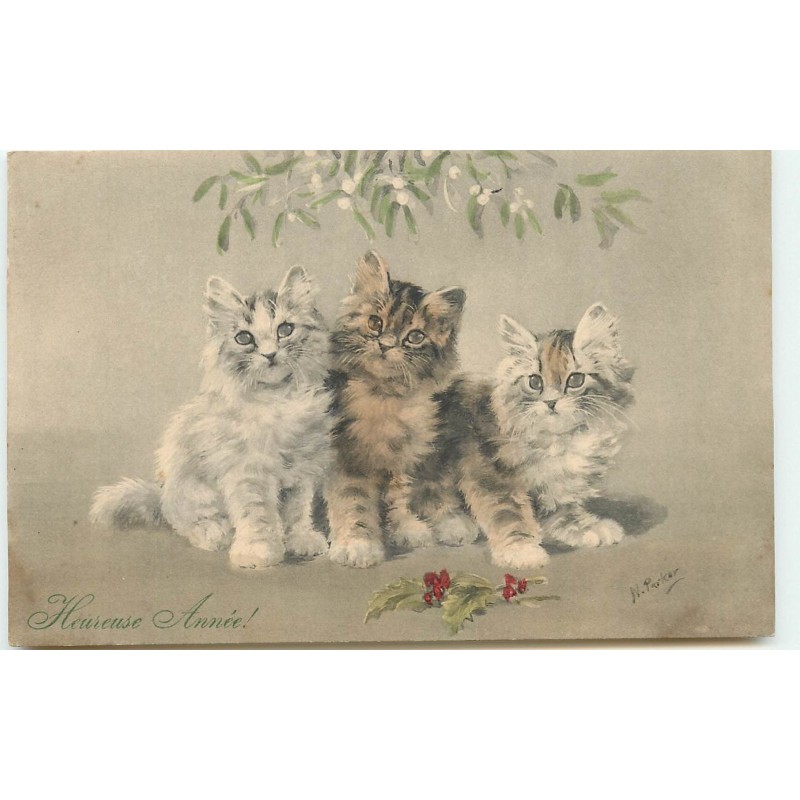 n°15945 - MM Vienne n°332 - Heureuse Année - Chats