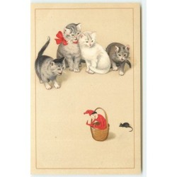 n°15949 - Chats regardant...