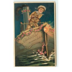 n°15980 - Carte Gaufrée -...