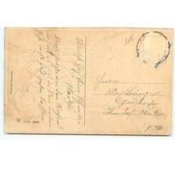 n°15980 - Carte Gaufrée - Glückliche Fahrt im neuen Jahre - Garçon tenant la barre d'un bateau
