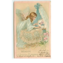 n°16000 - Carte Gaufrée -...