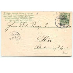 n°16000 - Carte Gaufrée - Die Besten Wünsche zum Freudigen Ereignis - Ange veillant sur un bébé