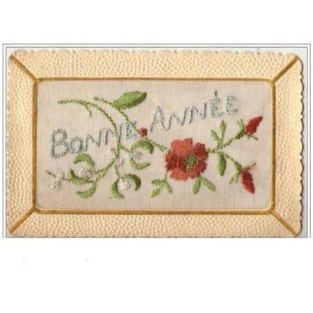 n°1602 - Carte Brodée - Bonne Année