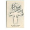 n°16050 - Die Besten Wünsche zum Jahreswechsel - Art Nouveau - Portrait d'une jeune femme