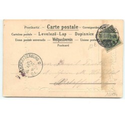 n°16094 - Carte Gaufrée - Portrait d'une jeune femme