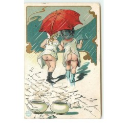 n°16097 - Enfants marchant...