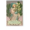 n°10565 - Carte Fantaisie - Ange apportant un sapin
