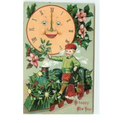 n°16135 - Carte Gaufrée -A...