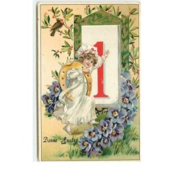 n°16138 - Carte Gaufrée -...