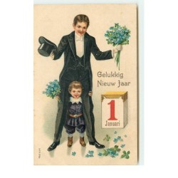 n°16144 - Carte Gaufrée -...