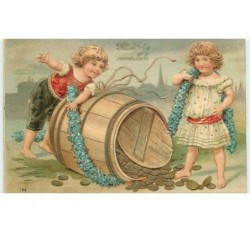 n°16172 - Carte Gaufrée -...