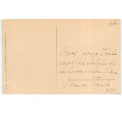 n°16196 - Flatscher - Garçon jouant de la trompette avec un mouton
