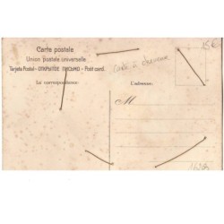 n°16203 - Carte à Cheveux - Portrait d'une jeune femme