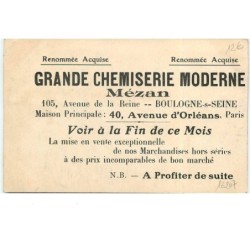 n°16207 - Orens - Deux fillettes avec des poules - Grande Chemiserie Moderne Mézan - Boulogne sur Seine