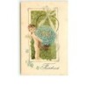 n°10575 - Carte Fantaisie - Gelukkje 1904 - Ange portant un panier rempli de fleurs