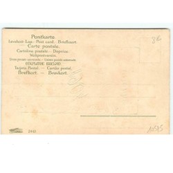 n°10575 - Carte Fantaisie - Gelukkje 1904 - Ange portant un panier rempli de fleurs