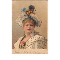 n°16250 - Femme avec un...