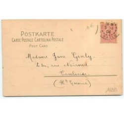 n°16263 - Art Nouveau - Meissner - Fleurs dans la nuit
