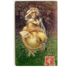 n°16280 - Carte Gaufrée -...
