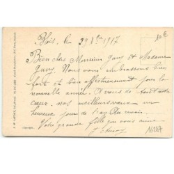 n°16287 - Heureuse Année - Deux enfants admirant un sapin