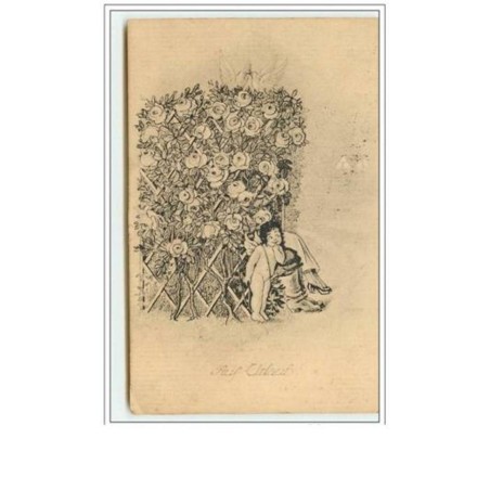 n°1631 - Angelot surveillant un couple d'amoureux