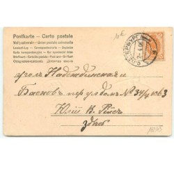 n°16343 - Carte Gaufrée Russe - Angelot avec une brouette remplie d'oeufs