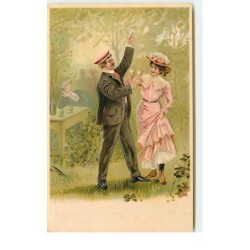 n°16347 - Carte Gaufrée -...