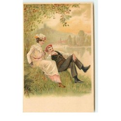 n°16348 - Carte Gaufrée -...