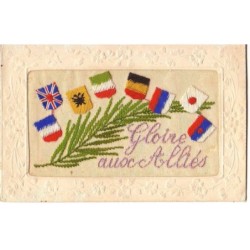 n°16352 - Carte Brodée -...