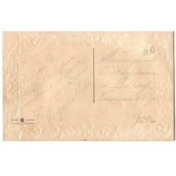 n°16352 - Carte Brodée - Gloire aux Alliés - Drapeaux