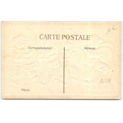 n°16378 - Carte Gaufrée - Bonne et Heureuse Année - Enfants jouant des tambours et des cymballes