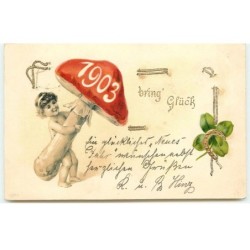 n°16383 - Carte Gaufrée -...