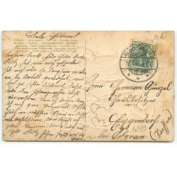 n°16399 - Carte Gaufrée - Garçons accrochant une clochette à la queue d'un chat