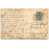 n°16399 - Carte Gaufrée - Garçons accrochant une clochette à la queue d'un chat