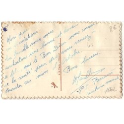 n°16402 - Carte Brodée - Bonne Fête - Iris