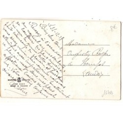 n°16403 - Carte Brodée - Bonne Année - Fleurs, et Fer à Cheval
