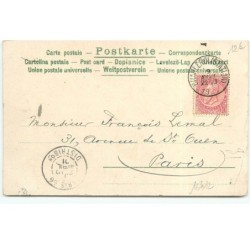 n°16412 - Art Nouveau - Arménie - Portrait d'une femme et d'un paysage