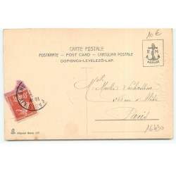 n°16430 - Bonne Année - Art Nouveau - Jeune femme