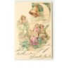 n°10589 - Fröhliche Ostern - Ange faisant sonner une cloche