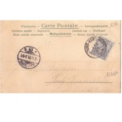 n°16447 - Carte à Paillettes - Clapsaddle - Anges, l'un assis sur une fleur, et l'autre le prenant en photo