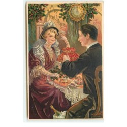 n°16489 - Carte Gaufrée - A...