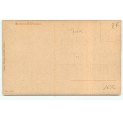 n°16512 - A. Thiele - Hamster-Erlebnisse Anrüdfig - Voyageurs sur un quai de gare, et deux chiens