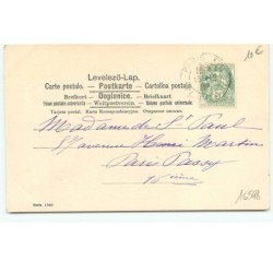 n°16548 - Jeune femme portant sur le dos un cochon et plateau rempli de champignons