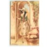 n°16554 - MAuzan n°248-2 - Jeune femme avec une robe fleurie