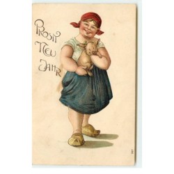 n°16573 - Carte Gaufrée -...