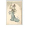 n°1661 - R. Kratki - Femme avec une flute de champagne