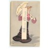 n°16615 - Art Nouveau - Bonne Année - Jeune femme